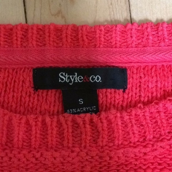 Style and Company pink sweater size small - Picture 3 of 5
